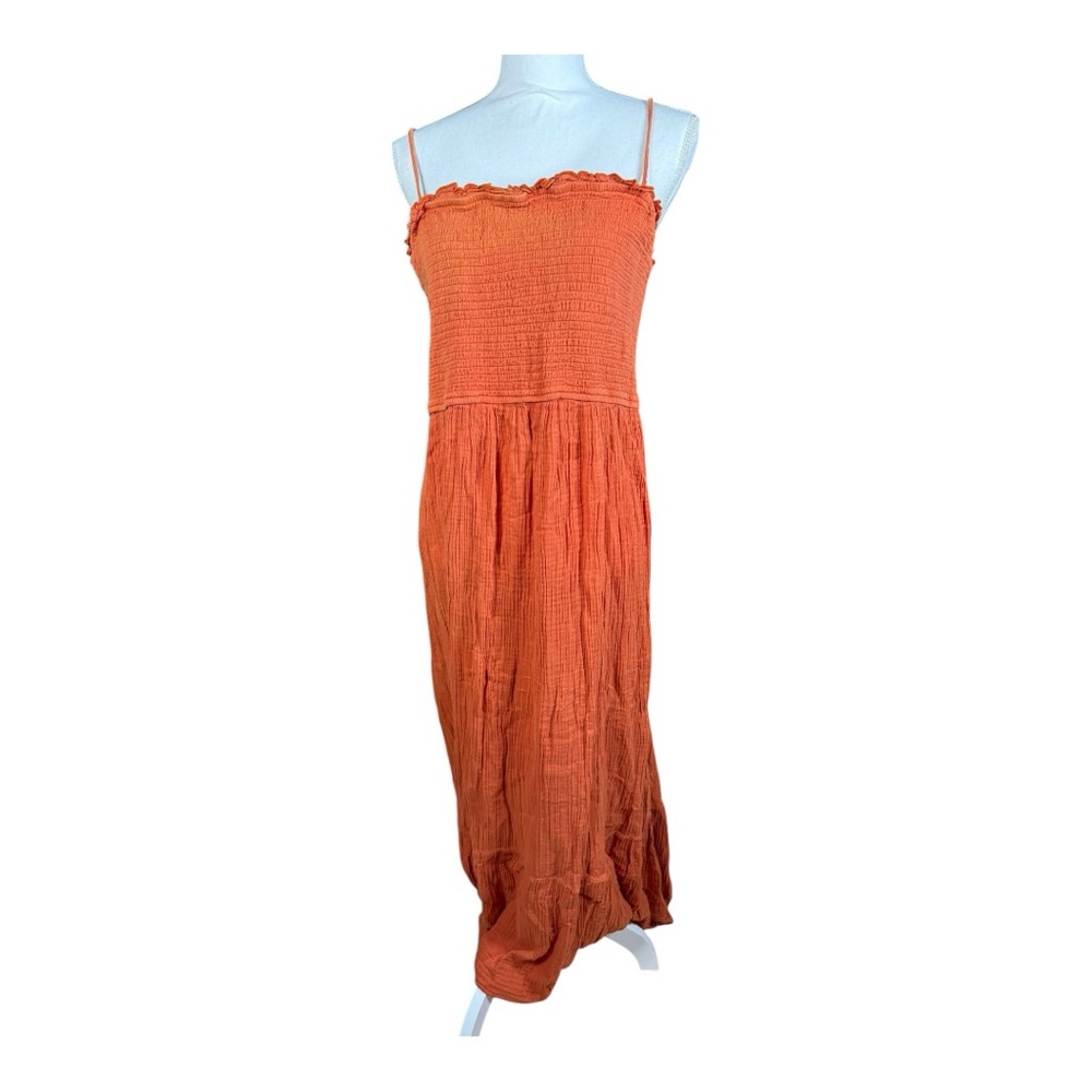 Anthropologie‎ Orange Summer Dress